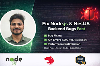 fix nodejs nestjs backend bugs and API issues