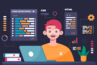 create  a basic  website  with HTML  and CSS