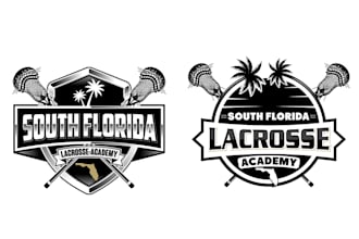 design luxury lacrosse logo