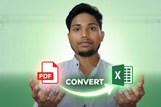 convert PDF, images, or CSV to editable excel accurately