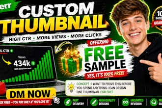 design professional and creative thumbnail