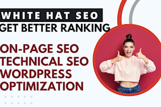 do website onpage SEO and technical optimization service of wordpress