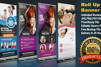 make eye catching signage and banners for promotions