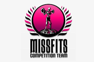 do miss fits naughty logo with feminine figure physique team
