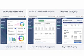 develop custom PHP HR management system for employees