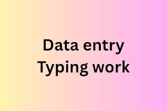 do data entry specialist