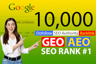 do complete GEO aeo aio SEO ranking with multi tier dofollow backlink