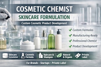be yr cosmetic chemist skincare formulation product development cosmetic formula