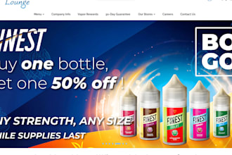 build vape shopify website for delta 8 tinctures thc store