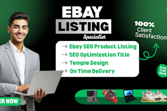 do ebay listing, ebay seo product listing, ebay lister