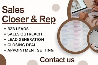 be online sales closer sales representative business leads generation