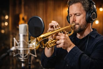 record cinematic brass, strings and woodwind parts