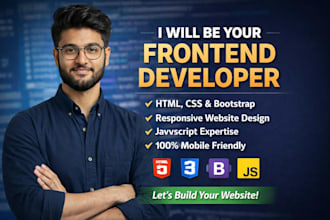 design a modren responsive websites using HTML CSS bootstrap javascript