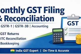 provide gst filing related services