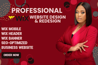 redesign wix business website wix mobile wix header wix banner