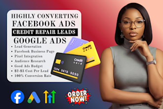 set up credit repair leads ads credit restoration automation sales funnel