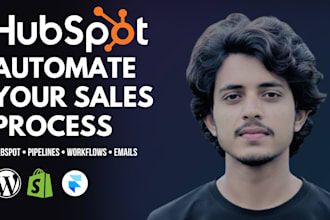 setup hubspot CRM, pipelines, automation and workflows