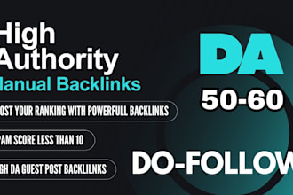 da 50 backlinks at cheap price