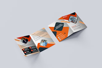 design eye catching brochure designs bi fold and tri fold