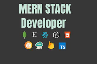develop full stack website as mern stack developer