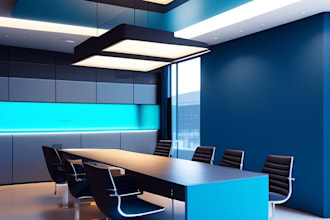 design professional zoom virtual backgrounds with logo