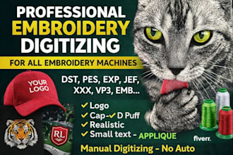 do professional embroidery digitizing for all embroidery machines