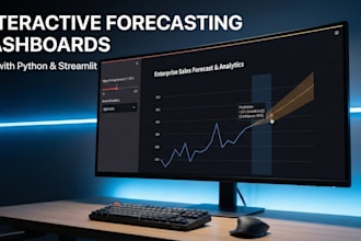 build a sales forecasting dashboard for your business using streamlit
