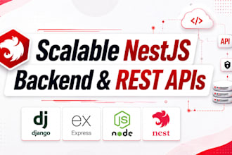 design a scalable backend and rest apis using nestjs