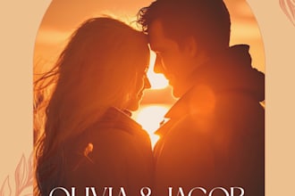 design elegant and custom wedding invitations