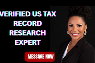 do manual US property tax record verified public data research