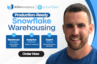 set up a production ready snowflake data warehouse