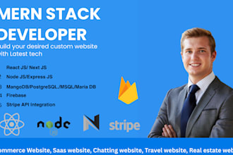 do website development, as a full stack and mern stack developer