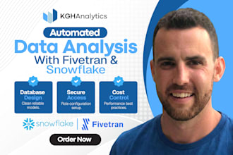 set up and automate your fivetran and snowflake environment