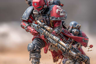 create miniatures warhammer 40k, action figure, diorama