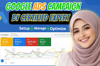setup and manage google ads adwords campaigns as an ads manager