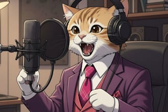 record a deep and warm japanese voice over