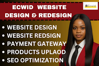 build set up upload product ecwid store redesign ecwid dropshipping website