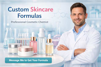 be your cosmetic chemist and create custom skincare formulas