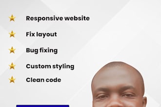 develop website with HTML, CSS, and javascript