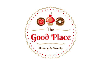 design best quality good place bakery sweets logo