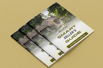 design real estate buyer or seller guide, packet, brochure, listing presentation