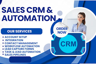 setup gohighlevel hubspot crm freshsales salesmate close io zapier automation