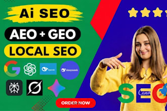 do monthly website local off page,GEO,aeo,SEO  for ai search