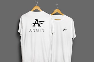 design a custom tshirt logo for clothing brands