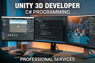 develop a custom video game from your idea using unity