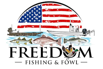 do high quality fishing logo