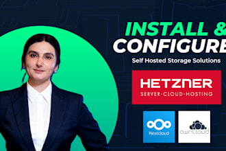 install nexlcoud, owncloud on your hetzner server