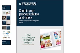 design a custom website or landing page