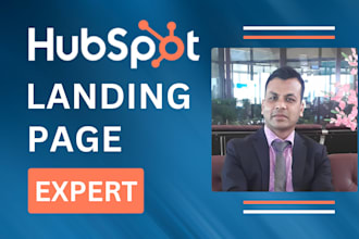 build high converting hubspot landing page