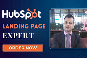 build high converting hubspot landing page